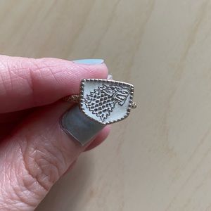 Game of Thrones Stark Signet sterling silver ring
